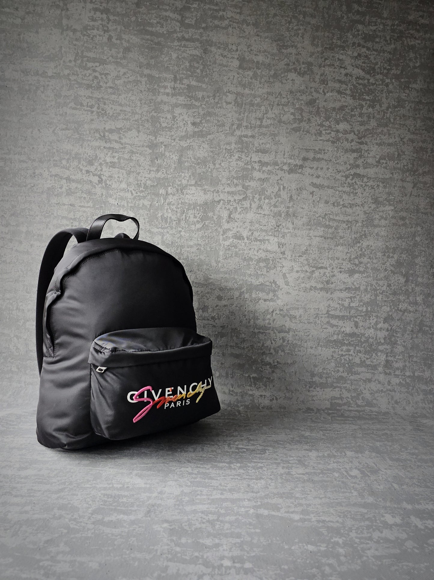 GIVENCHY Rainbow Signature Logo Urban Backpack