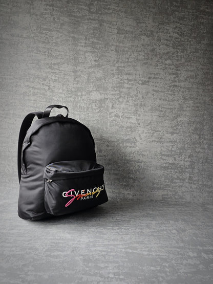 GIVENCHY Rainbow Signature Logo Urban Backpack