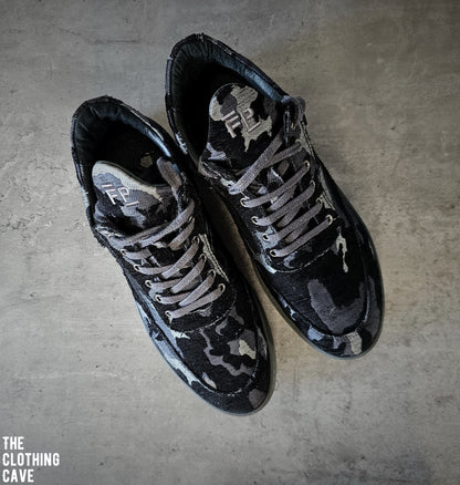 FILLING PIECES High Top Ripple Merge Camo Sneakers