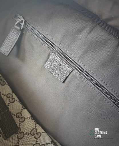 GUCCI GG Supreme Monogram Beige/Brown Backpack