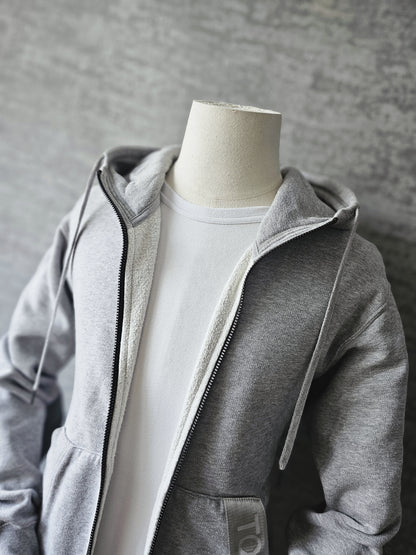 TOM FORD Oversized Fleece-Back Cotton Jersey Zipped Hoodie