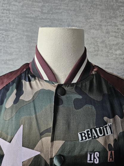 VALENTINO GARAVANI x Jamie Reid Satin Bomber