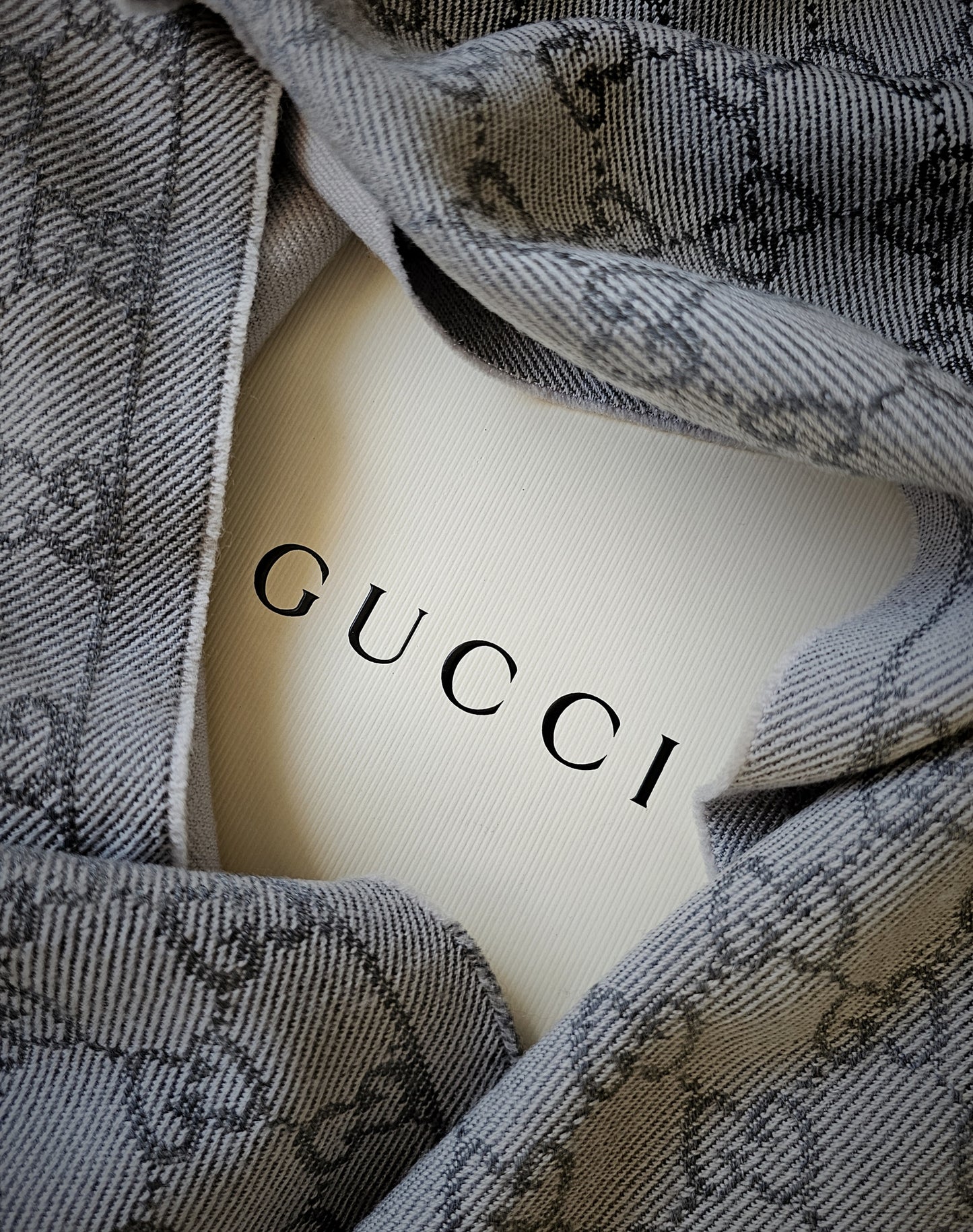 GUCCI GG Monogram Wool Scarf