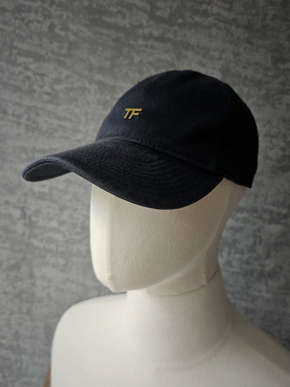 TOM FORD TF Canvas Logo Navy Baseball Cap