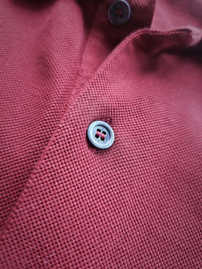 GUCCI Cotton-Jersey Long Sleeve Polo Shirt