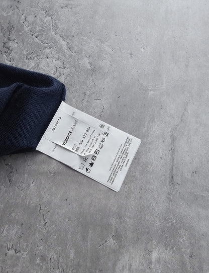 VERSACE Jeans Chest Logo Crew Neck Jumper