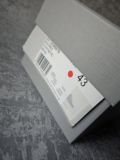 BALENCIAGA Red Logo Sliders