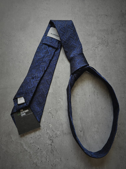 BURBERRY TB Monogram Silk Tie