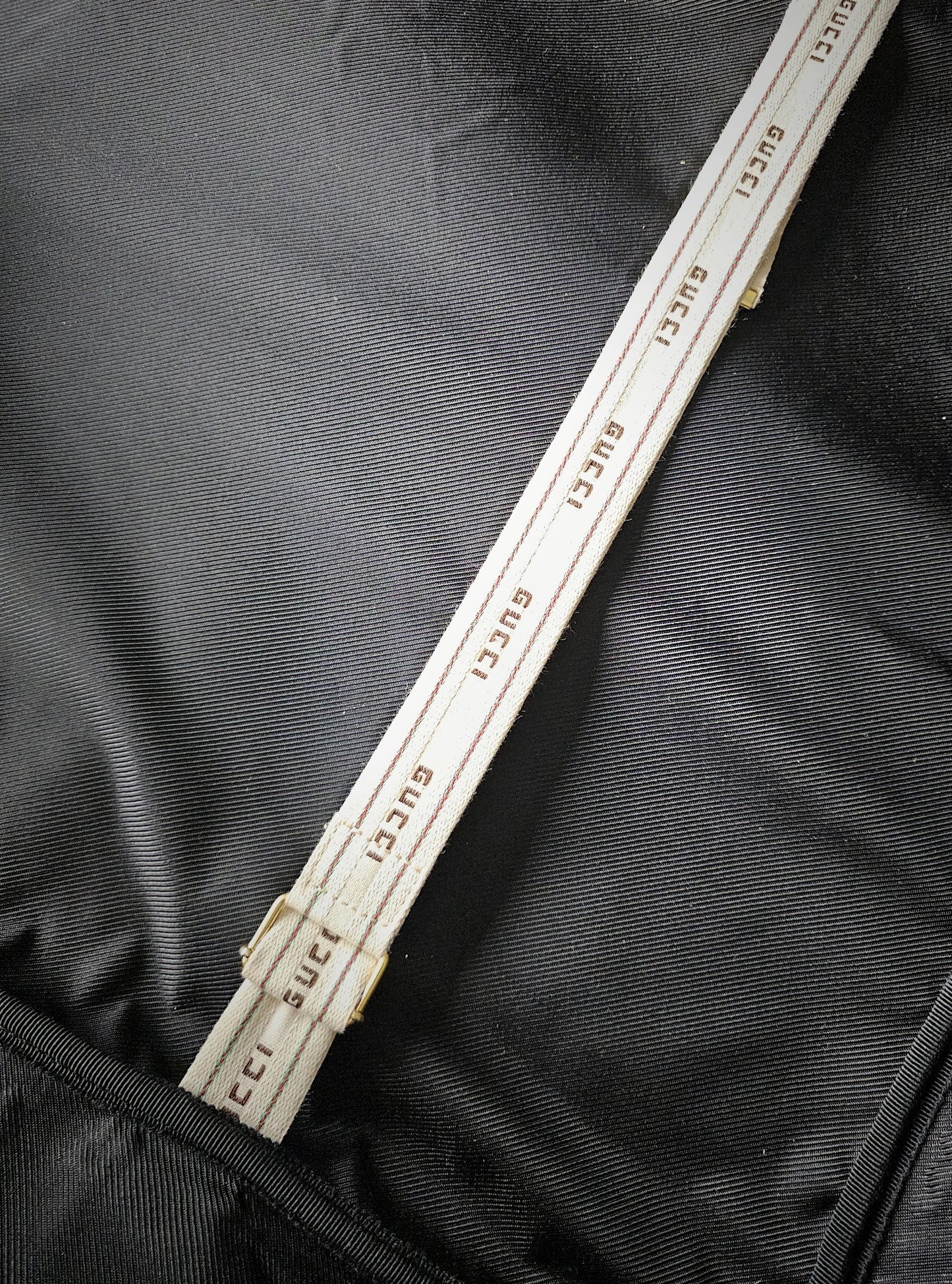 GUCCI Vintage GG Monogram Canvas Navy Suitcase