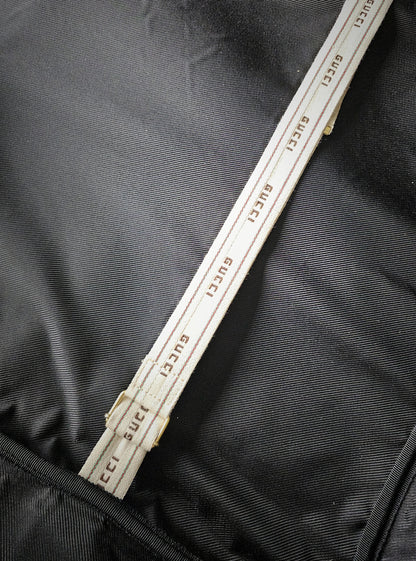 GUCCI Vintage GG Monogram Canvas Navy Suitcase