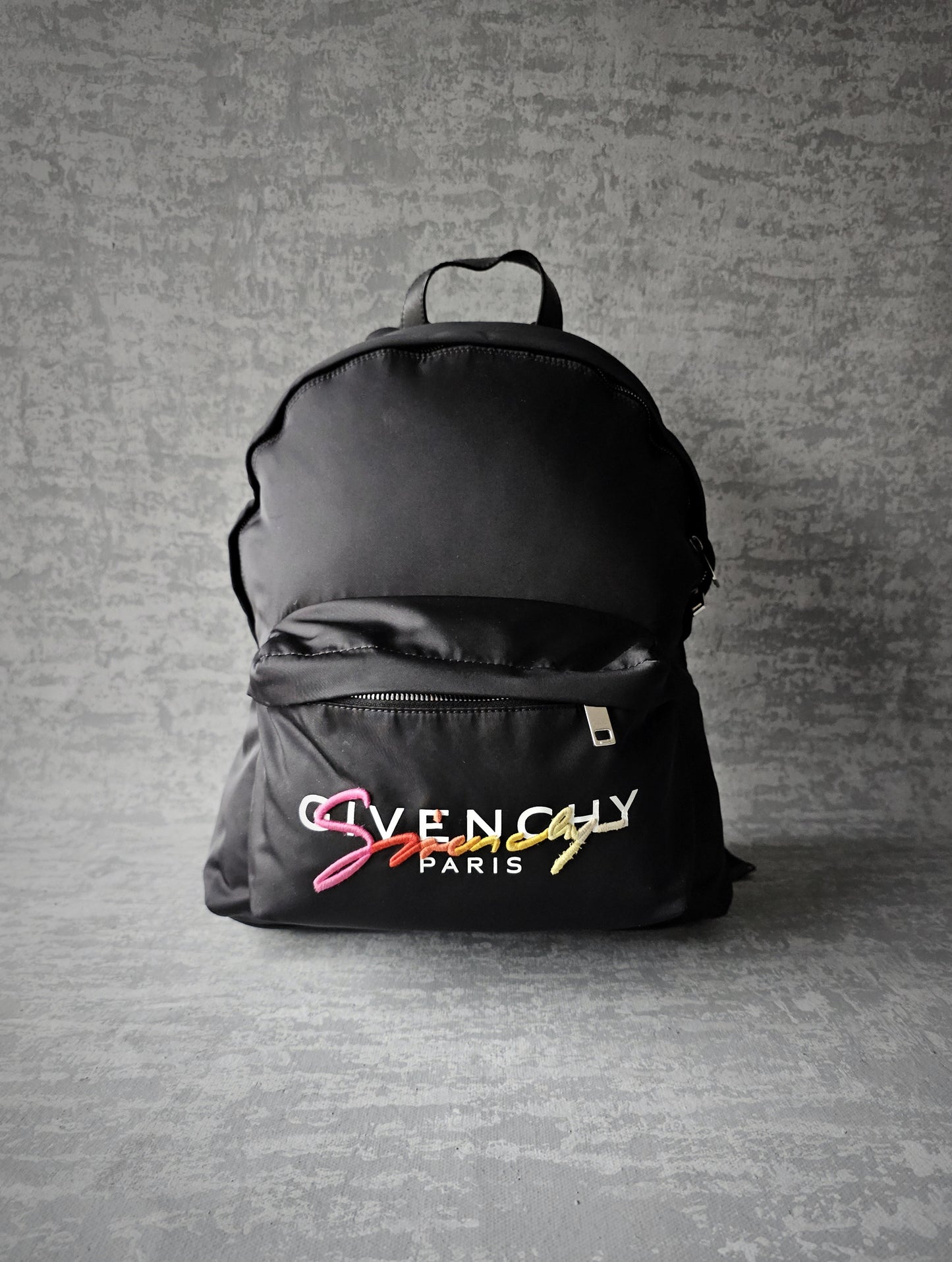 GIVENCHY Rainbow Signature Logo Urban Backpack
