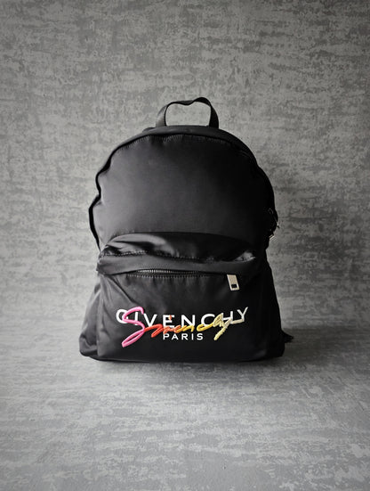 GIVENCHY Rainbow Signature Logo Urban Backpack