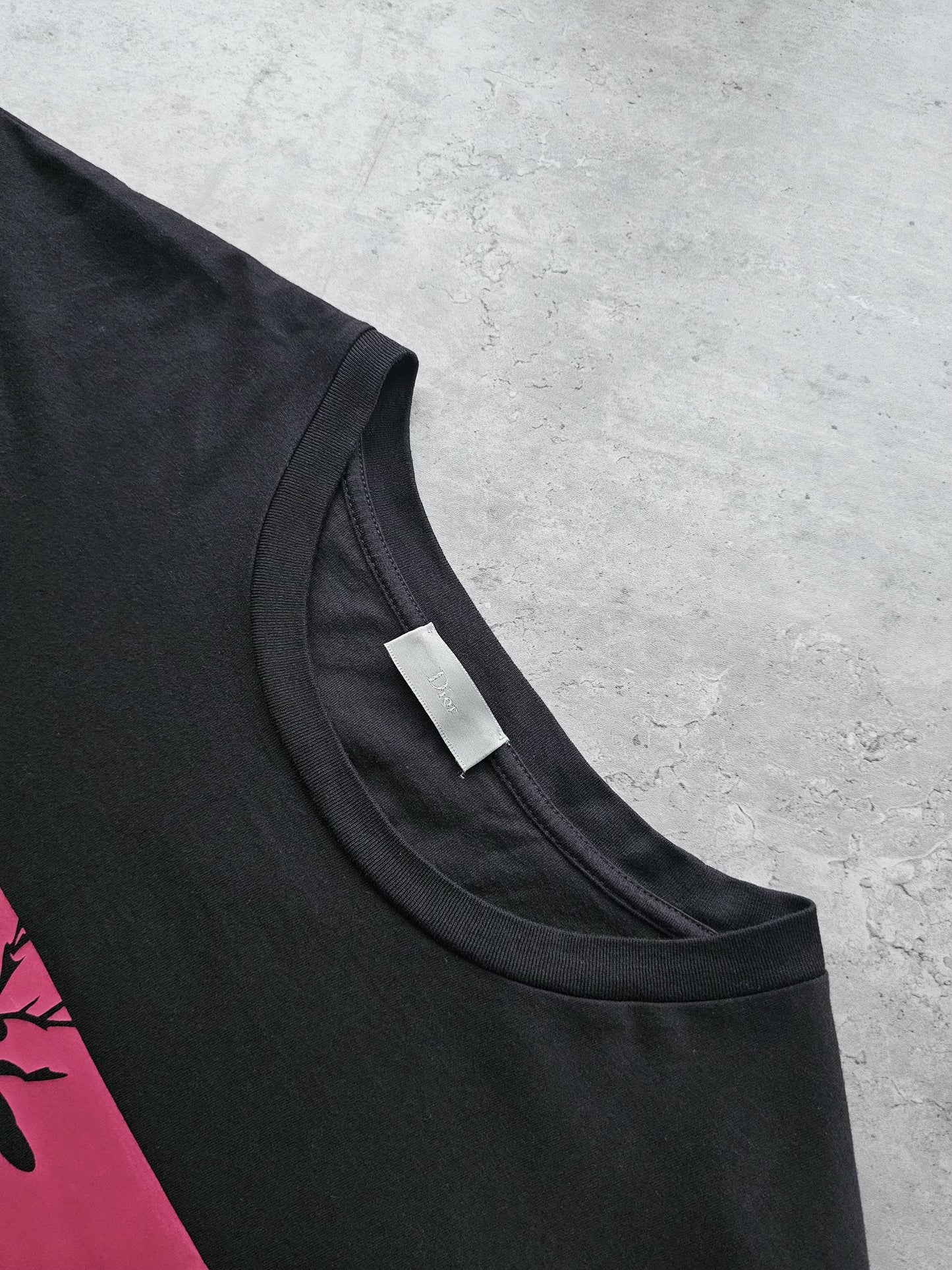 DIOR Pink Bee Print T-Shirt