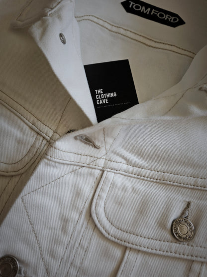 TOM FORD White Denim Jacket