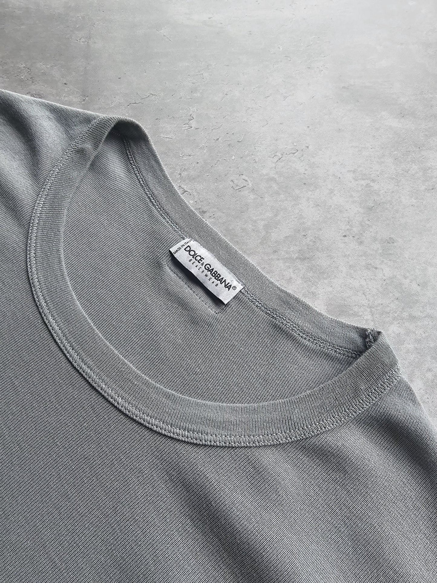 DOLCE & GABBANA Long Sleeve Dyed T-Shirt