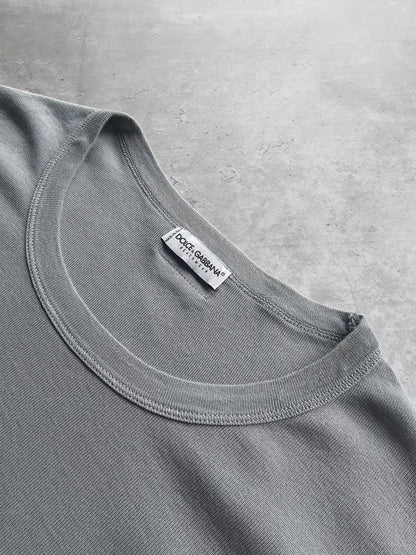 DOLCE & GABBANA Long Sleeve Dyed T-Shirt