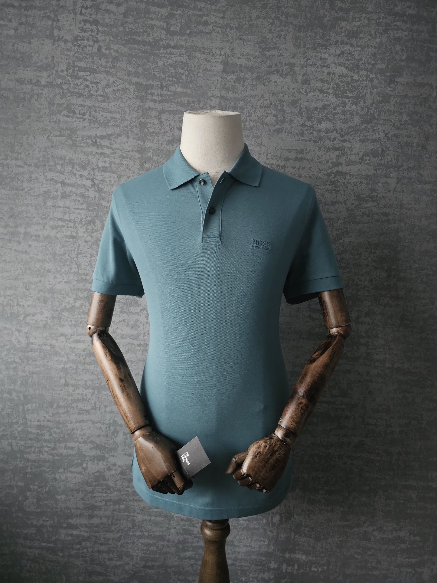 HUGO BOSS Turquoise Piro Logo 447 Polo Shirt