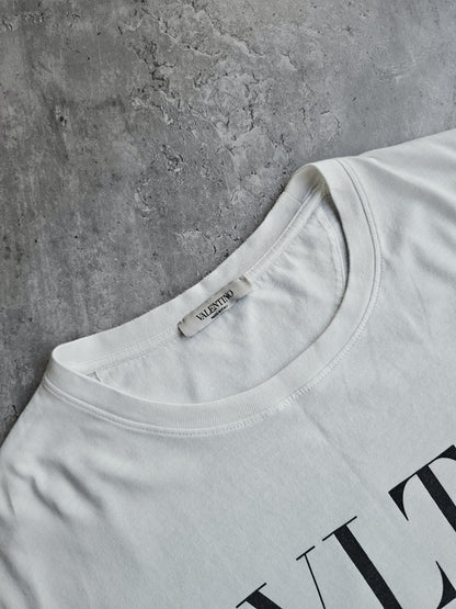 Valentino Garavani "VLTN" Print Cotton T-Shirt