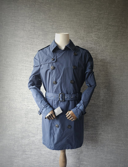 BURBERRY Rare Gabardine Rainproof Nylon Trench Coat
