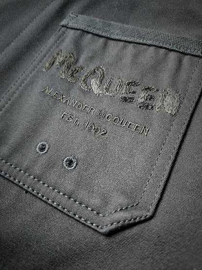 ALEXANDER MCQUEEN Logo Detailed Buttoned Jacket