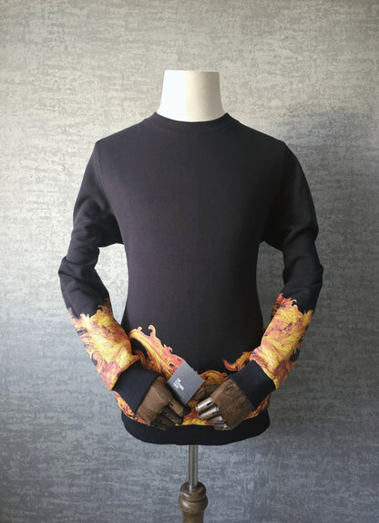 GIVENCHY Inferno Print Oversized Sweatshirt