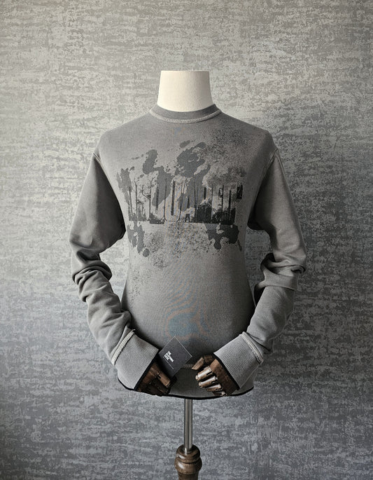 DSQUARED2 Spray Graffiti Distressed Sweatshirt