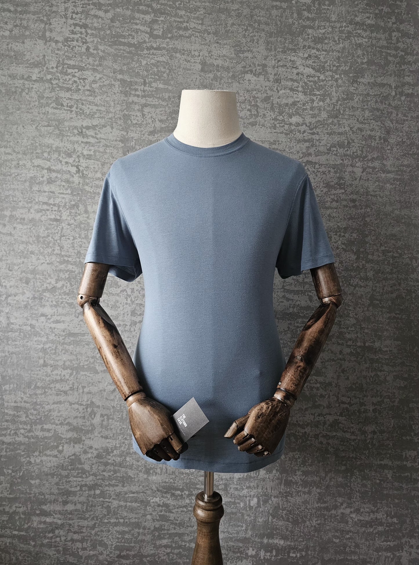 TOM FORD Lyocell and Cotton Blend Blue Jersey T-Shirt