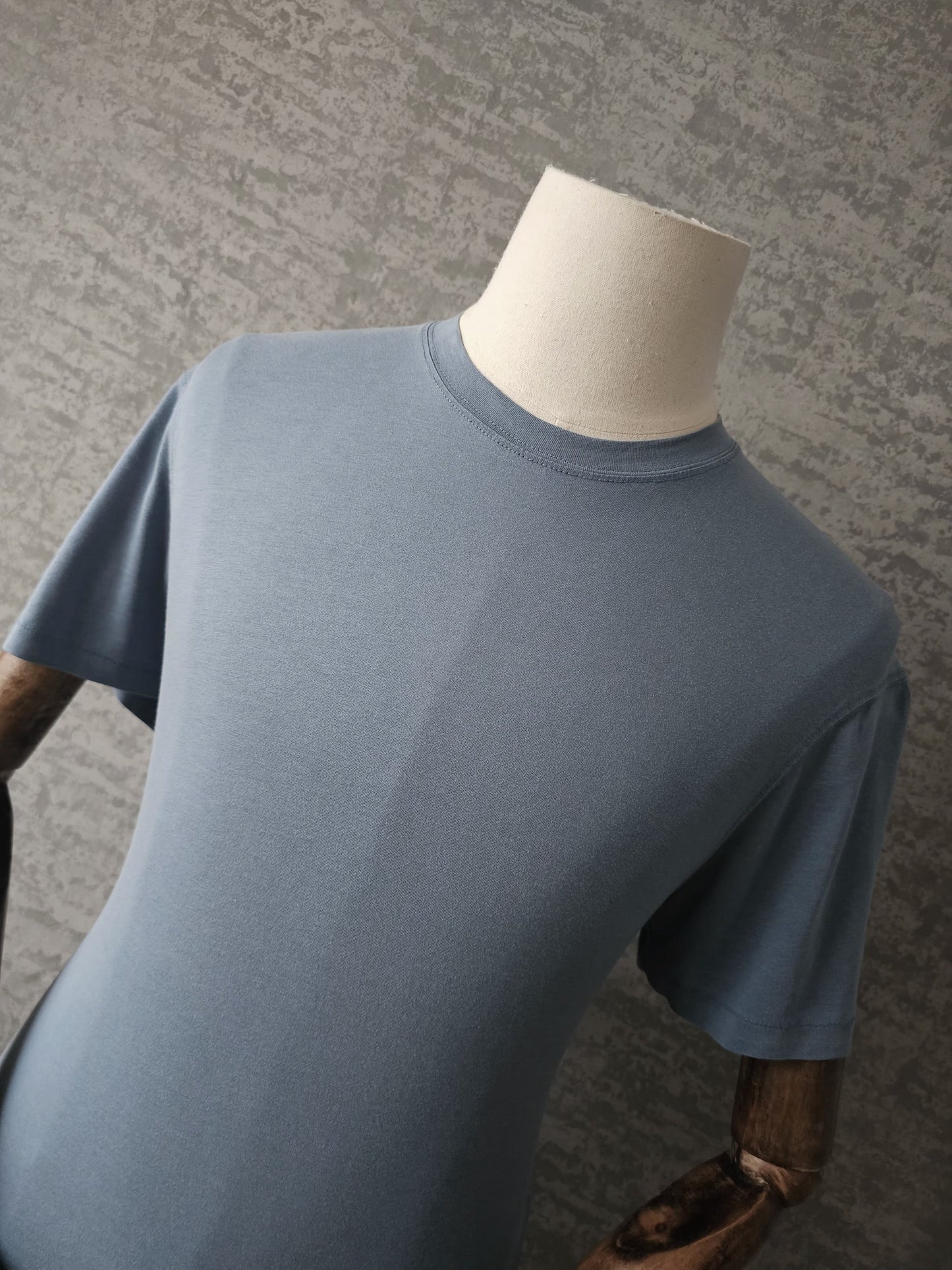 TOM FORD Lyocell and Cotton Blend Blue Jersey T-Shirt