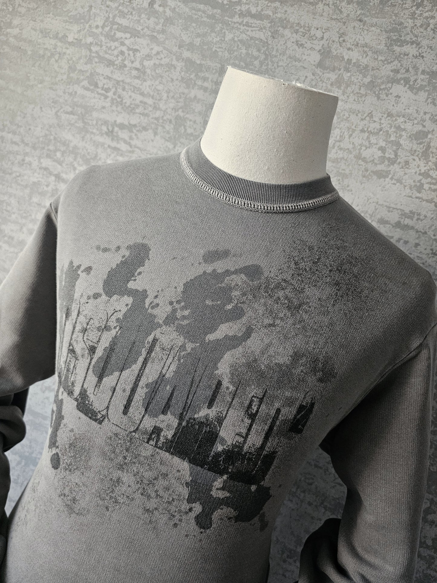 DSQUARED2 Spray Graffiti Distressed Sweatshirt