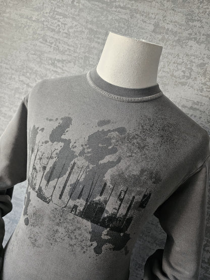DSQUARED2 Spray Graffiti Distressed Sweatshirt