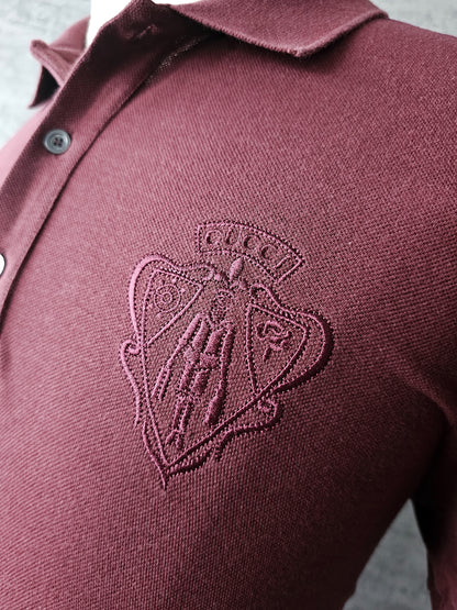 GUCCI Web Crest Embroidery Polo Shirt