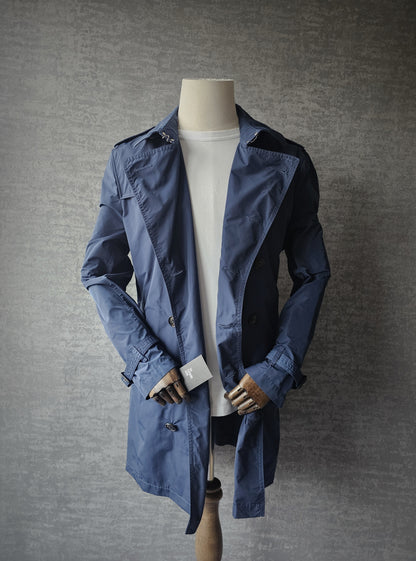 BURBERRY Rare Gabardine Rainproof Nylon Trench Coat