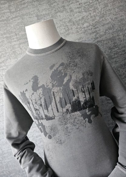 DSQUARED2 Spray Graffiti Distressed Sweatshirt