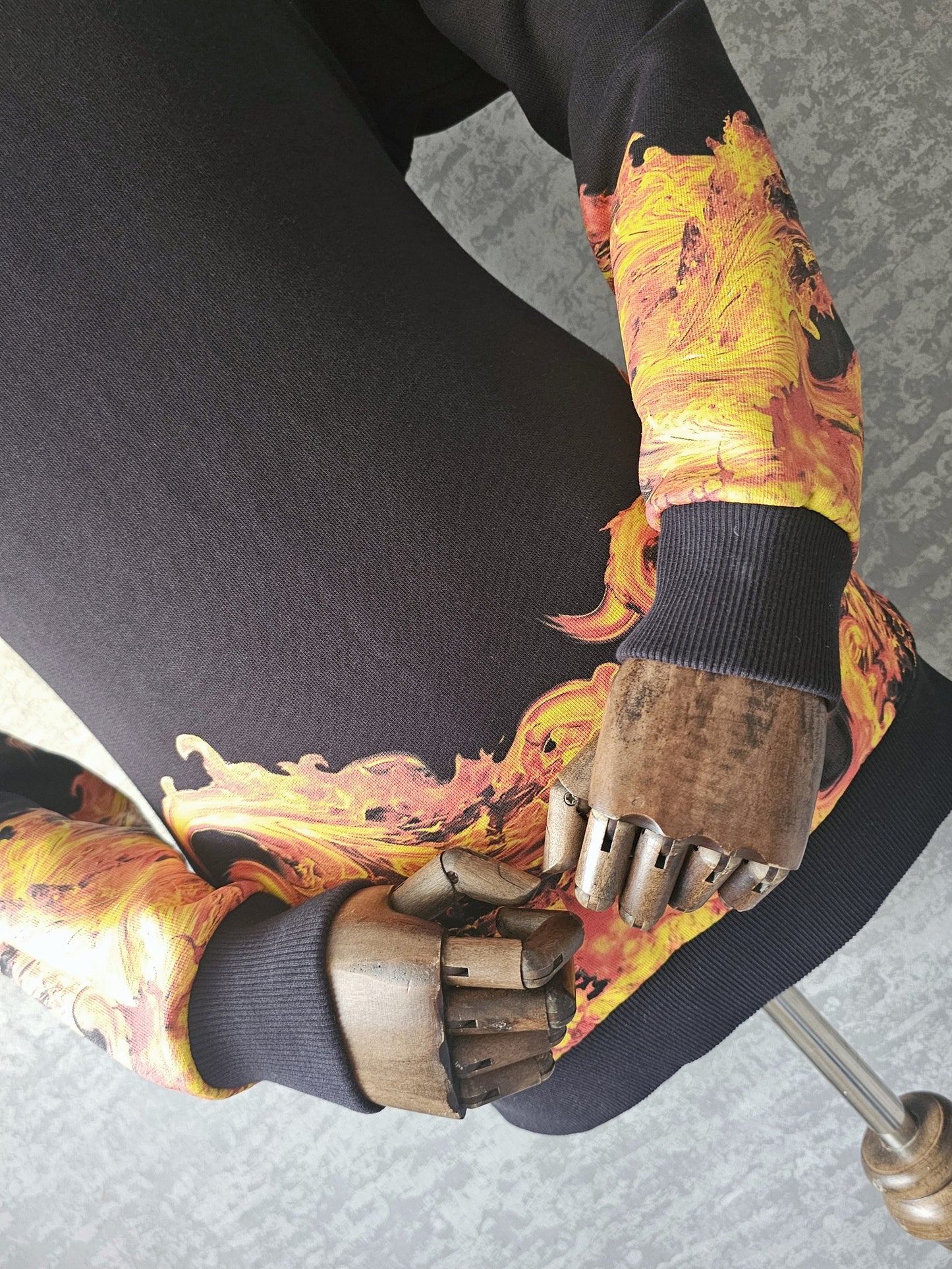 GIVENCHY Inferno Print Oversized Sweatshirt