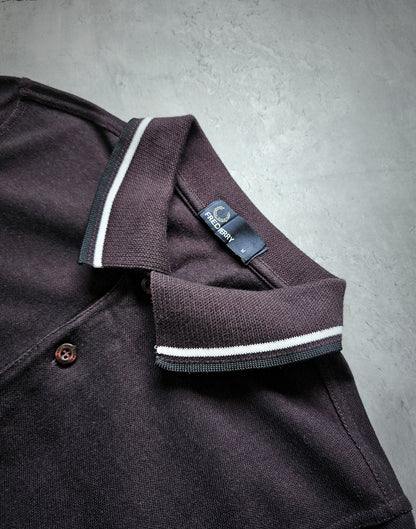 FRED PERRY M12 Polo Shirt in Burgundy