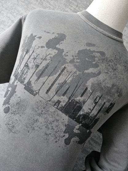 DSQUARED2 Spray Graffiti Distressed Sweatshirt