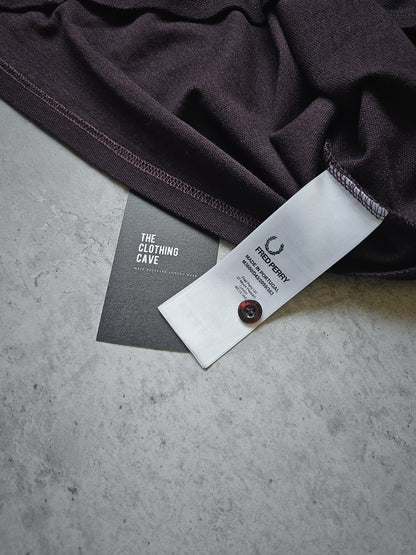 FRED PERRY M12 Polo Shirt in Burgundy