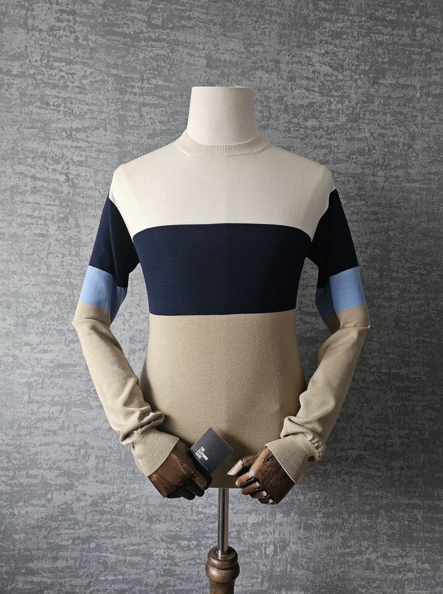 PRADA Super Fine Wool Striped Sweater