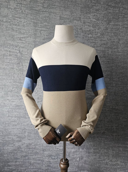 PRADA Super Fine Wool Striped Sweater