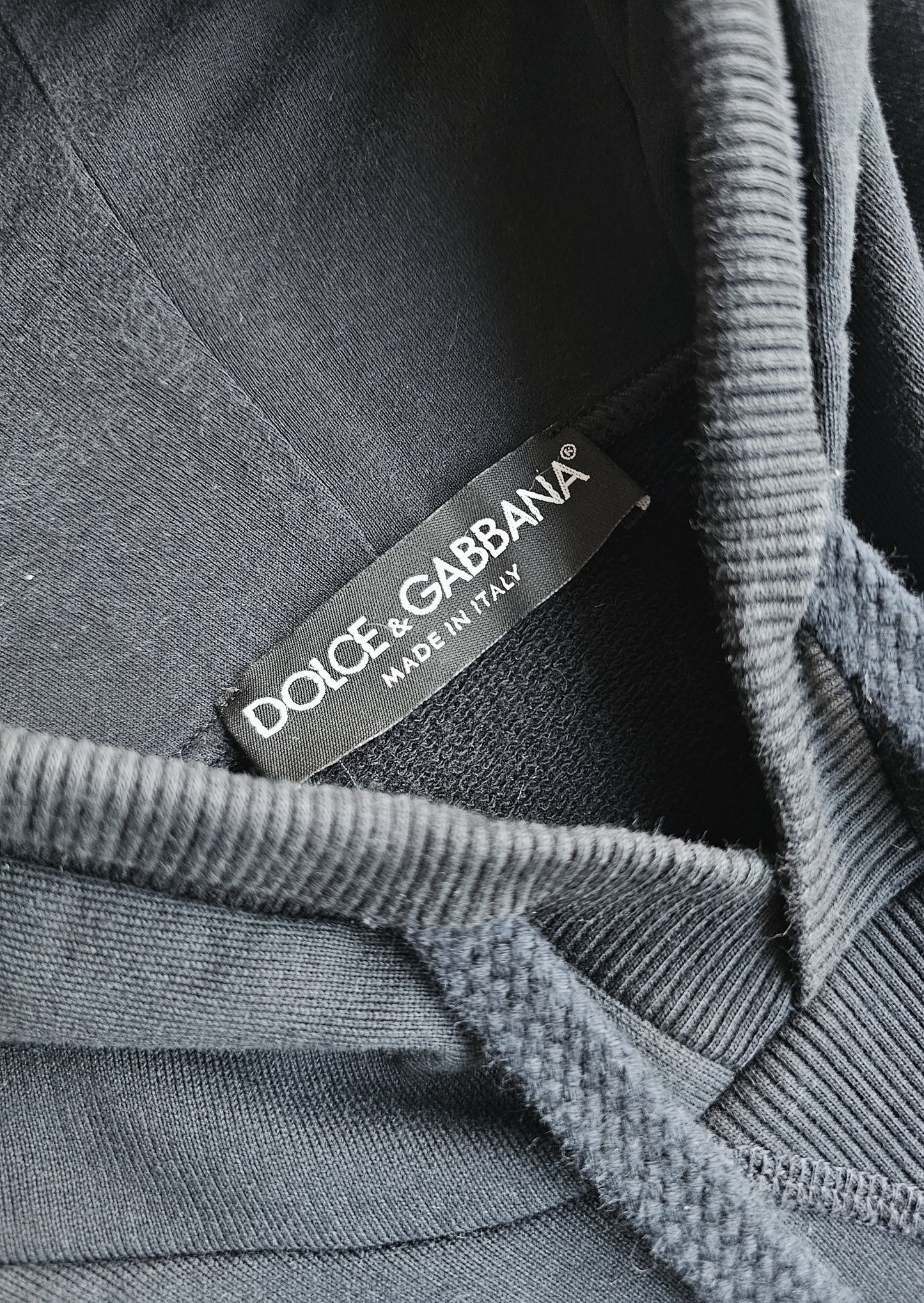 DOLCE & GABBANA DG Essentials Navy Hoodie