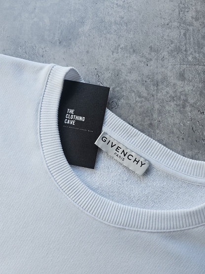 GIVENCHY Silver Logo Oversized Sweatshirt