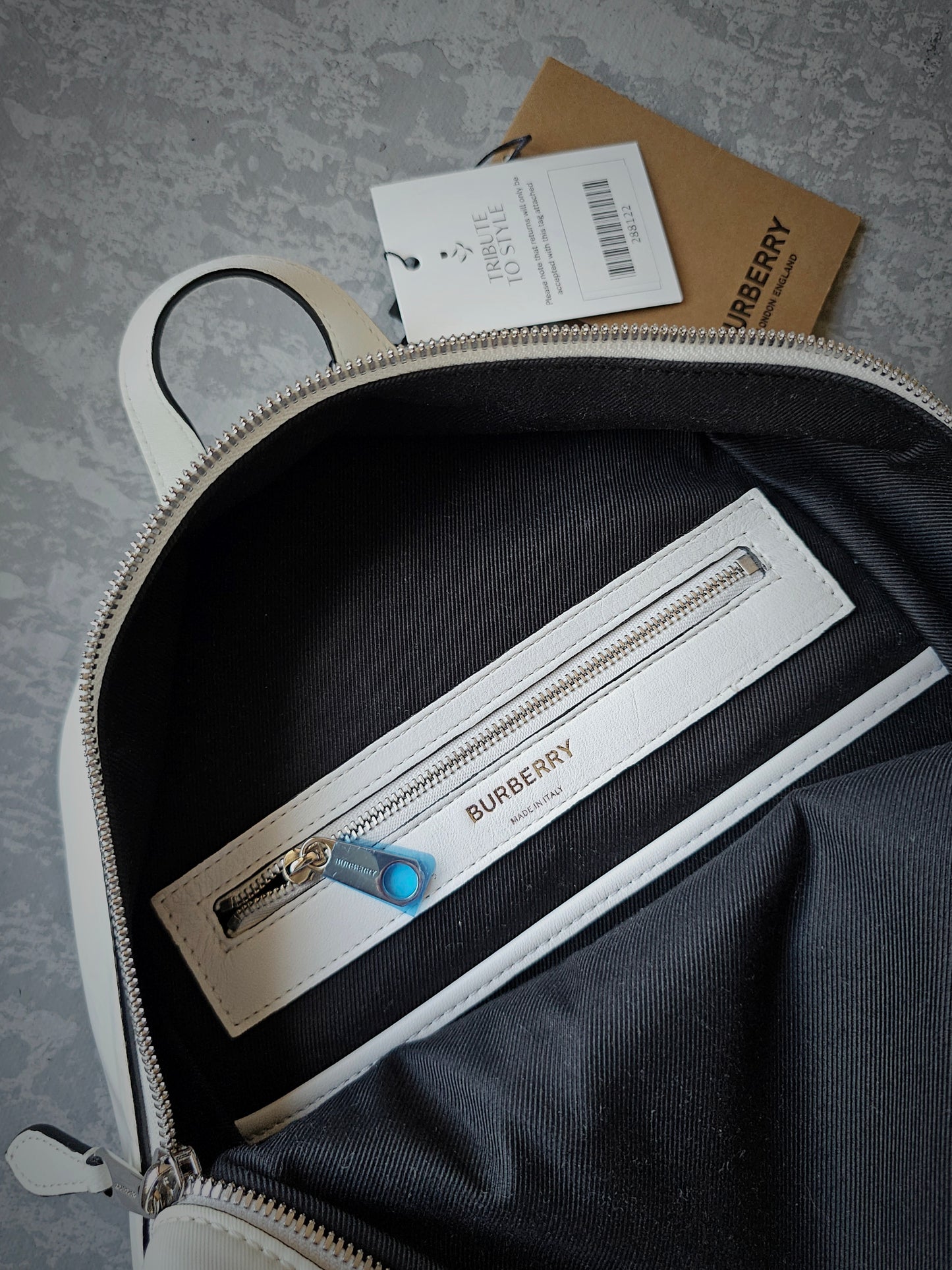 BURBERRY Horseferry Print Coated Canvas Small Backpack