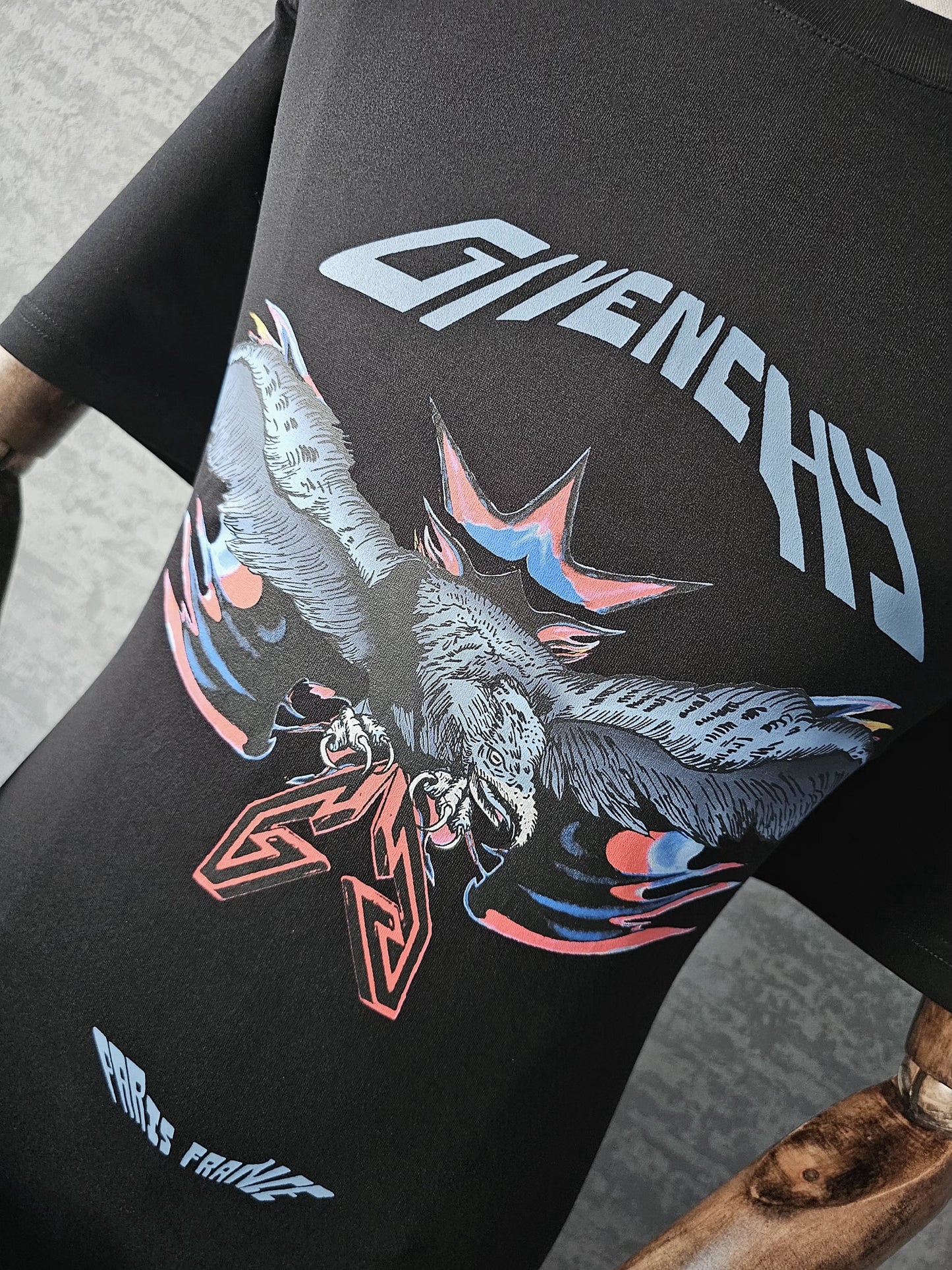 GIVENCHY Eagle Print Cotton T-Shirt