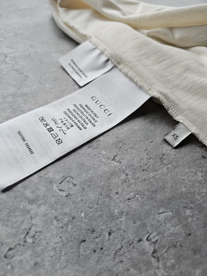 GUCCI "The Face" Oversized Crew Neck T-Shirt