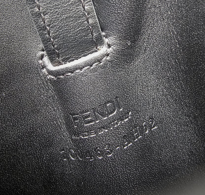 FENDI Vitello Glacier Utility Pouched Leather Belt