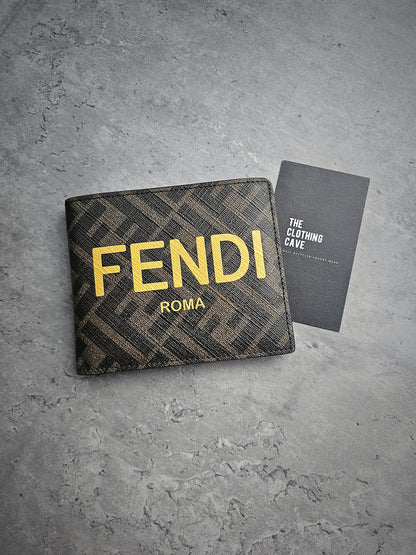 FENDI FF Monogram Roma Bifold Wallet