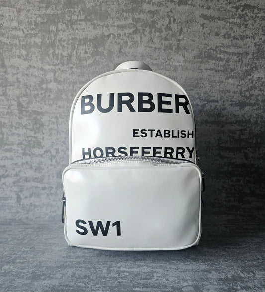 BURBERRY Horseferry Print Coated Canvas Small Backpack