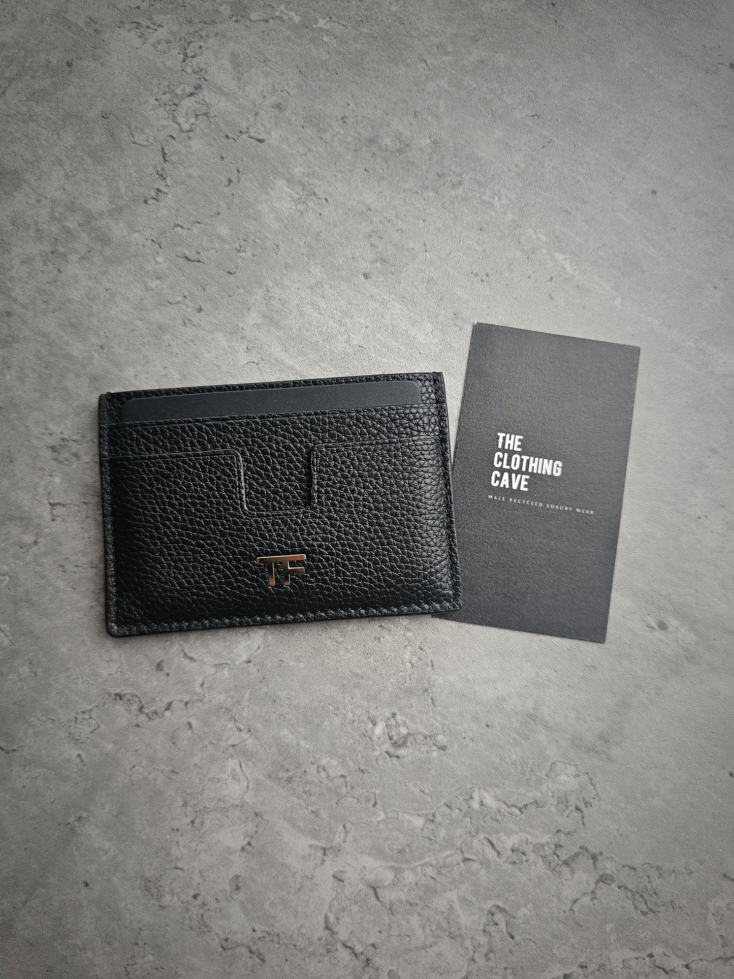 TOM FORD Grained TF Leather Card Holder