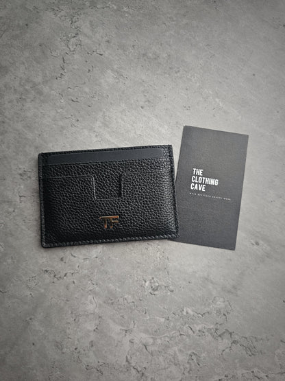 TOM FORD Grained TF Leather Card Holder