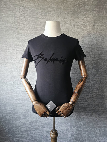 BALMAIN Exclusive Signature Logo T-Shirt